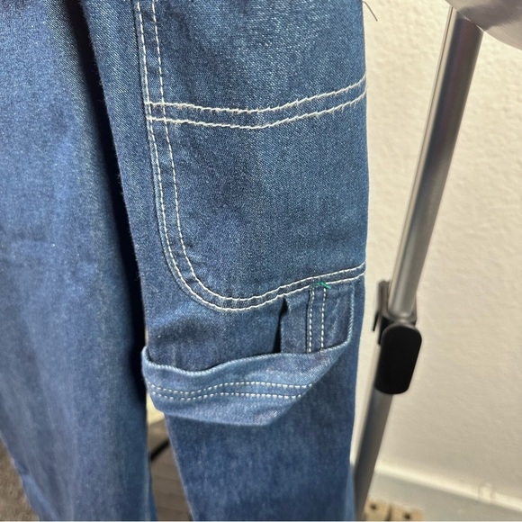 Liberty Men's Stonewashed Denim Bib Overall 100% Cotton Size 36x30 - Picture 8 of 9